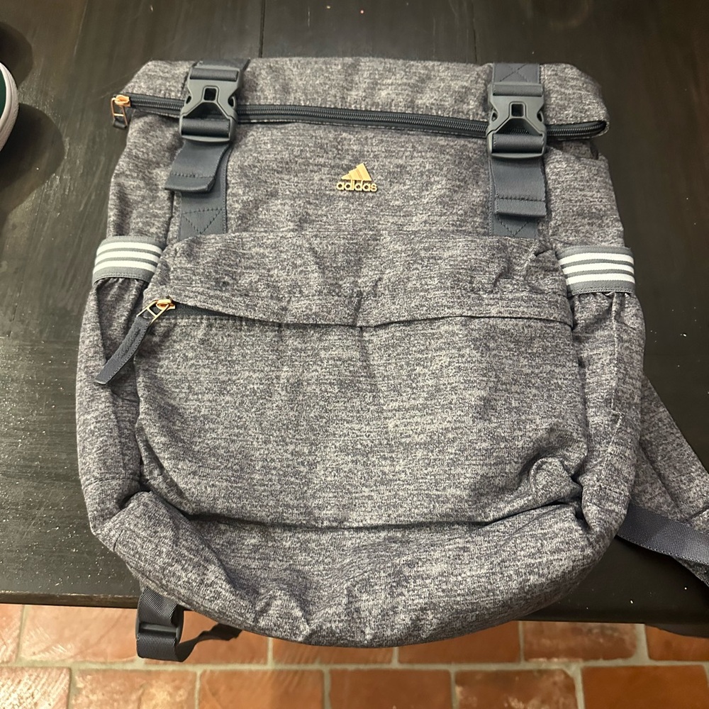 Adidas Gray Backpack- new without tags